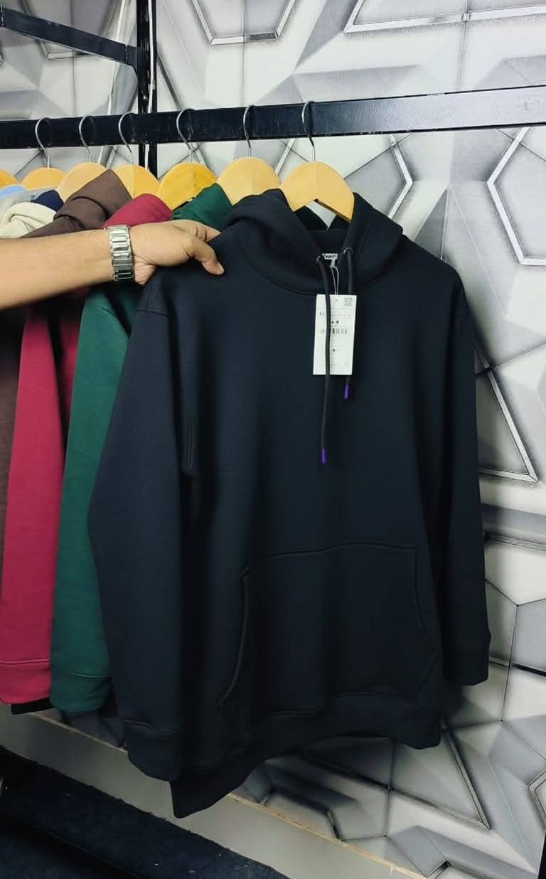 Premium Quality Winter Hoodie (Black) for Men
