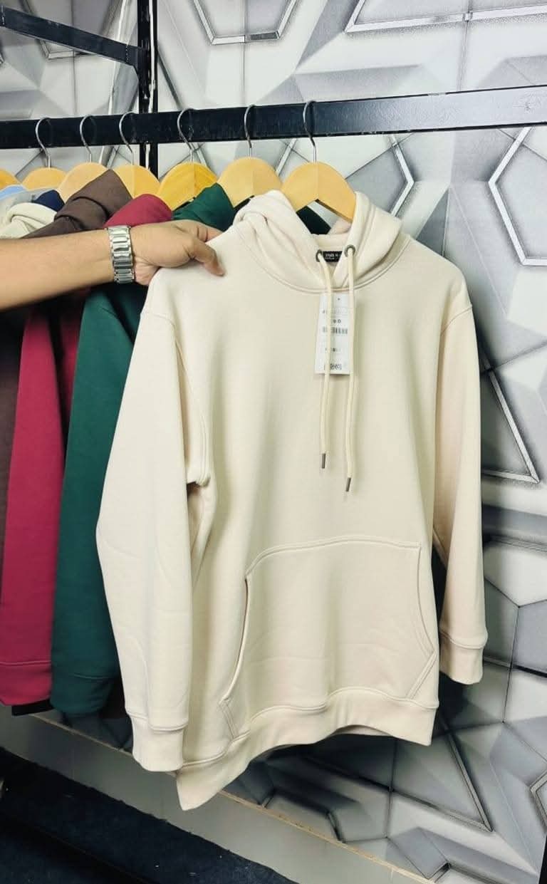 Premium Quality Winter Hoodie (Off White) for Men